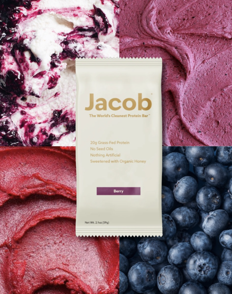 Custom printed protein bar wrapper with premium flexible packaging design